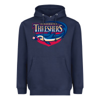 Navy clearwater gifts,  threshers Heavyweight Hoodie - DesigneFamous