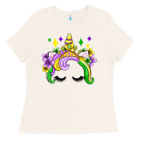 Bone unicorn mardi gras olivia Ladies Tee - OliviaCreatesArt