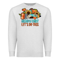 Oatmeal Heather headstart let's do this Premium Sweatshirt - JahusDesignShop