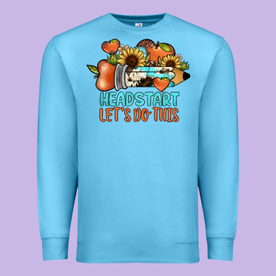 Headstart Let's Do This Premium Sweatshirt Designed By Jahusdesignshop
