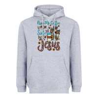 Heather Grey give me coffee with a side of jesus Heavyweight Hoodie - JahusDesignShop
