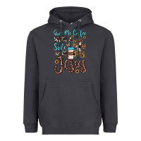 Smoke give me coffee with a side of jesus Heavyweight Hoodie - JahusDesignShop
