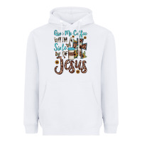 White give me coffee with a side of jesus Heavyweight Hoodie - JahusDesignShop