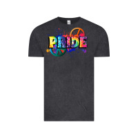 Vintage Black Hippie pride Vintage Tee - FaDigitalArtStudio