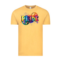 Vintage Mustard Hippie pride Vintage Tee - FaDigitalArtStudio