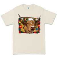 Bone highland cow christmas Premium Tee - RanaPortraitStore