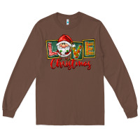 Chestnut Love Christmas Gnome Santa Long Sleeve Tee - FaDigitalArtStudio