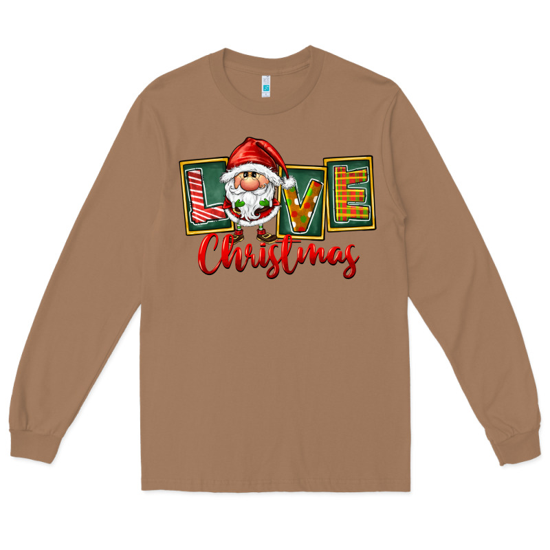 Love Christmas Gnome Santa Long Sleeve Tee by FaDigitalArtStudio | Teevron