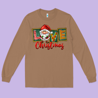 Love Christmas Gnome Santa Long Sleeve Tee Designed By Fadigitalartstudio