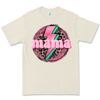 Bone Mama leopard background Mother's Day Premium Tee - CowGirlArtShop