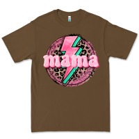 Cacao Mama leopard background Mother's Day Premium Tee - CowGirlArtShop