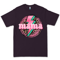Plum Mama leopard background Mother's Day Premium Tee - CowGirlArtShop