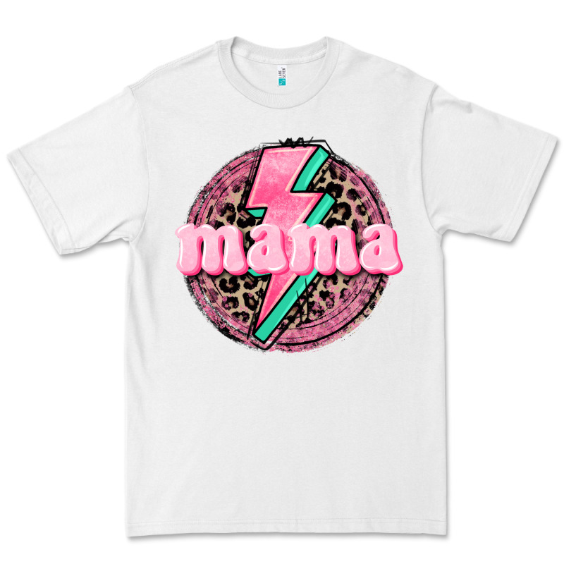 Mama Leopard Background Mother's Day Premium Tee by CowGirlArtShop | Teevron