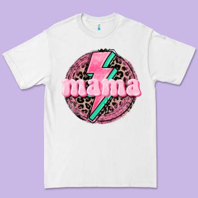 Mama Leopard Background Mother's Day Premium Tee Designed By Cowgirlartshop