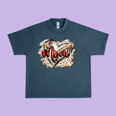 Baseball Mom Urban Heavy Tee Designed By Fadigitalartstudio