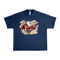 Navy baseball mom Urban Heavy Tee - FaDigitalArtStudio