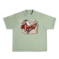 Oil Green baseball mom Urban Heavy Tee - FaDigitalArtStudio