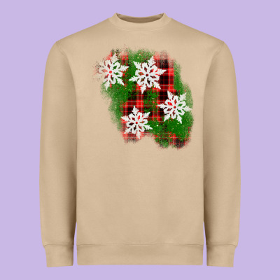 Christmas Patch Heavyweight Sweatshirt Designed By Adodesignshop