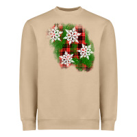 Mushroom christmas patch Heavyweight Sweatshirt - AdoDesignShop