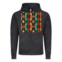 Vintage Black native american aztec seamless pattern Vintage Hoodie - BundleAndBundleShop
