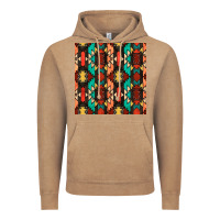 Vintage Coffee native american aztec seamless pattern Vintage Hoodie - BundleAndBundleShop