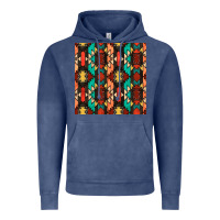 Vintage Denim native american aztec seamless pattern Vintage Hoodie - BundleAndBundleShop