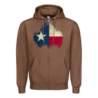 Chestnut texas patch Zipper Hoodie - AdoDesignShop