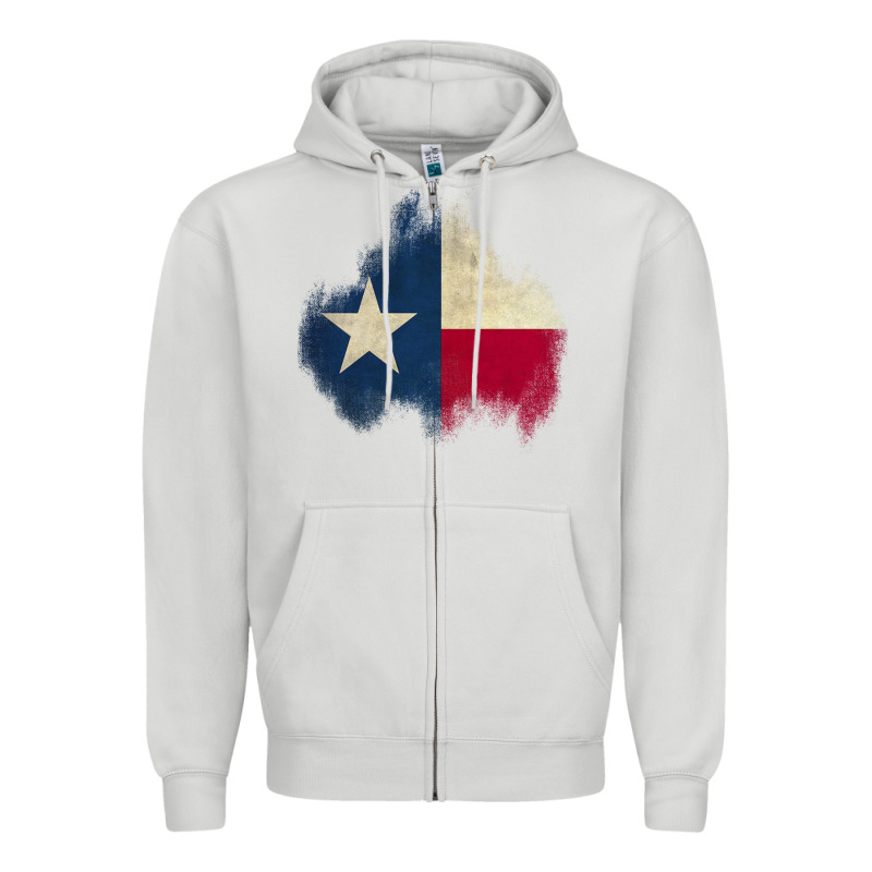 Texas Patch Zipper Hoodie by AdoDesignShop | Teevron