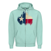 Seafoam texas patch Zipper Hoodie - AdoDesignShop