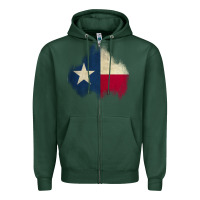 Sports Green texas patch Zipper Hoodie - AdoDesignShop