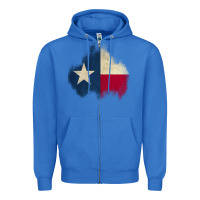 True Royal texas patch Zipper Hoodie - AdoDesignShop