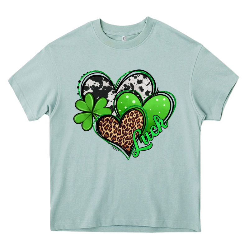 St. Patrick's Day Hearts Heavy Core Tee by Jasminsmagicworld | Teevron