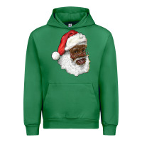 Emerald african american santa Urban Hoodie - RanaPortraitStore