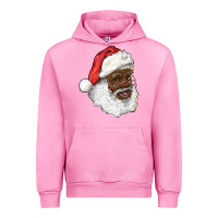 Fuchsia Pink african american santa Urban Hoodie - RanaPortraitStore