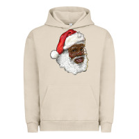 Pigment French Oak african american santa Urban Hoodie - RanaPortraitStore