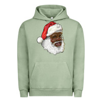 Pigment Oil Green african american santa Urban Hoodie - RanaPortraitStore