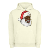 Pigment Pistachio african american santa Urban Hoodie - RanaPortraitStore