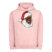 Pigment Salmon african american santa Urban Hoodie - RanaPortraitStore
