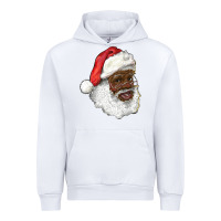 White african american santa Urban Hoodie - RanaPortraitStore