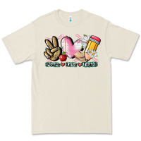 Bone Peace love teach Premium Tee - CowGirlArtShop