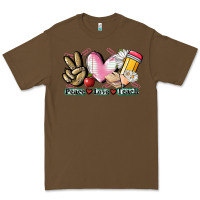 Cacao Peace love teach Premium Tee - CowGirlArtShop