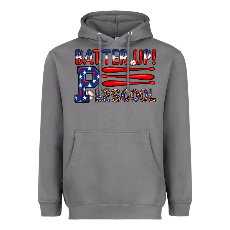 Batter Up Preschool Heavyweight Hoodie by JahusDesignShop | Teevron