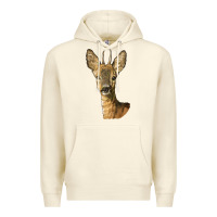 Sandshell Red brocket Deer Head Premium Hoodie - LillyAllenDesigns