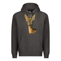 Smoke Red brocket Deer Head Premium Hoodie - LillyAllenDesigns