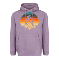 Lavender mountainbike downhill retro vintage gift   mountain bike Heavyweight Hoodie - DesigneFamous