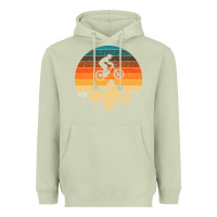 Matcha mountainbike downhill retro vintage gift   mountain bike Heavyweight Hoodie - DesigneFamous