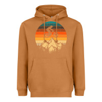 Meerkat mountainbike downhill retro vintage gift   mountain bike Heavyweight Hoodie - DesigneFamous