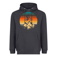 Smoke mountainbike downhill retro vintage gift   mountain bike Heavyweight Hoodie - DesigneFamous