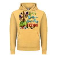 Vintage Mustard witch better have my candy Vintage Hoodie - BundleAndBundleShop