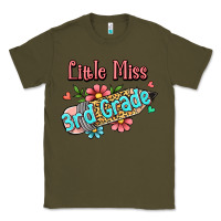 Army Green little miss third grade Classic Tee - Jasminsmagicworld